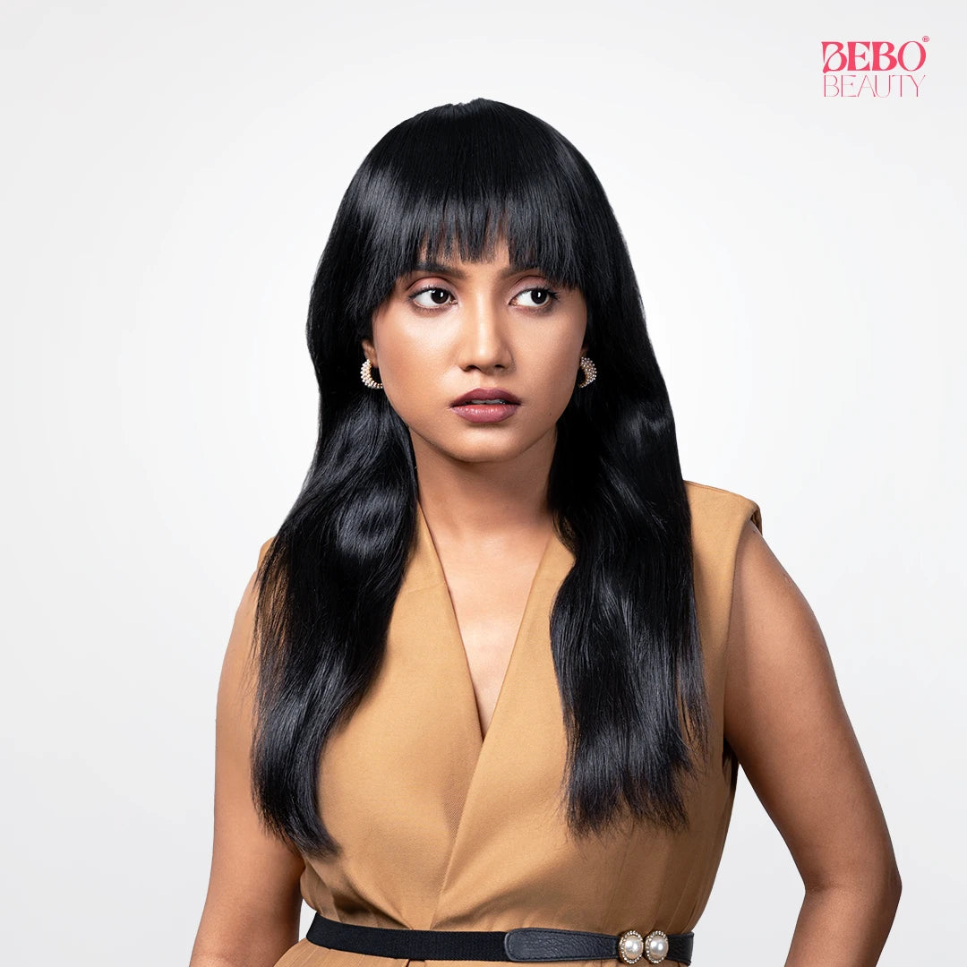 Full Coverage Bangs | Japanese Fiber | Black | Instant Style Upgrade