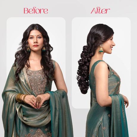 Frill Hair Extension | Japanese Fiber | Brown | Subtle Volume & Style