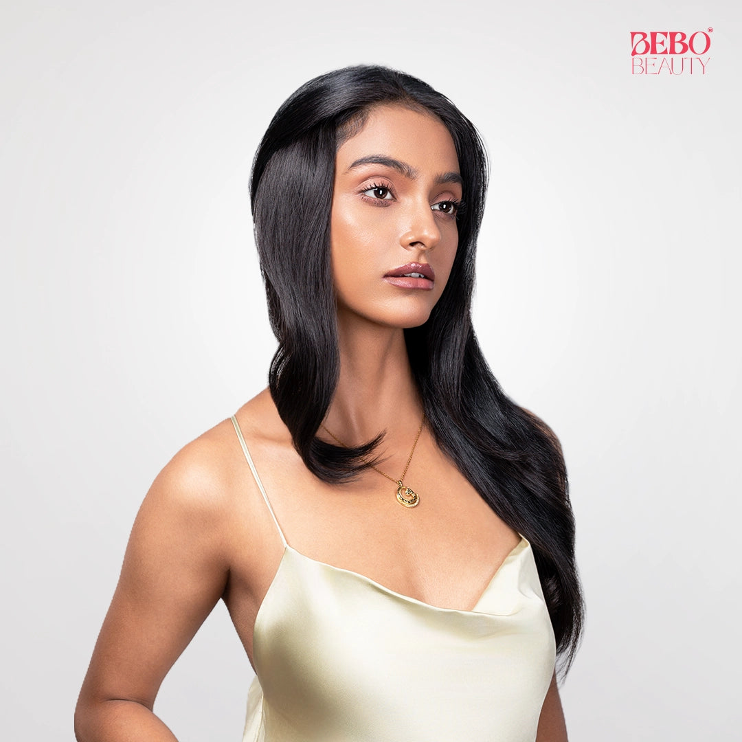 One-Side Hair Strands | Japanese Fiber | Brown | Instant Side Volume