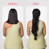 Frill Hair Extension | Japanese Fiber | Black | Subtle Volume & Style