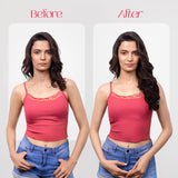 Clip-In Curls Hair Extension | Korean Fiber | Burgundy Brown | Volume Boost