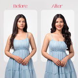 5 Clip Curls Hair Extension | Japanese Fiber | Natural Brown | Seamless Finish