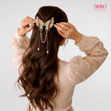 Butterfly Clutcher | Pearl Detail | Statement Styling