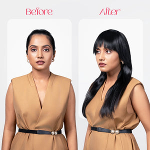 Full Coverage Bangs | Japanese Fiber | Black | Instant Style Upgrade