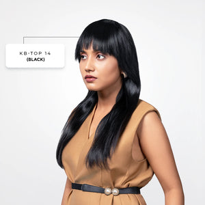 Full Coverage Bangs | Japanese Fiber | Black | Instant Style Upgrade