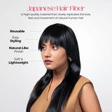 Full Coverage Bangs | Japanese Fiber | Black | Instant Style Upgrade