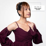 Clip-in Wispy Bangs | Japanese Fiber | Dark Honey Blonde | Real-like Finish