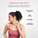 Crimped Bun | Japanese Fiber | Brown | Effortless Volume Bun