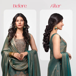 Frill Hair Extension | Japanese Fiber | Brown | Subtle Volume & Style