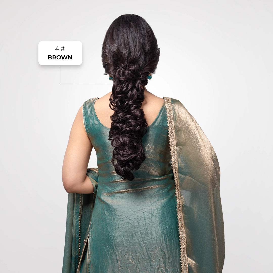 Frill Hair Extension | Japanese Fiber | Brown | Subtle Volume & Style