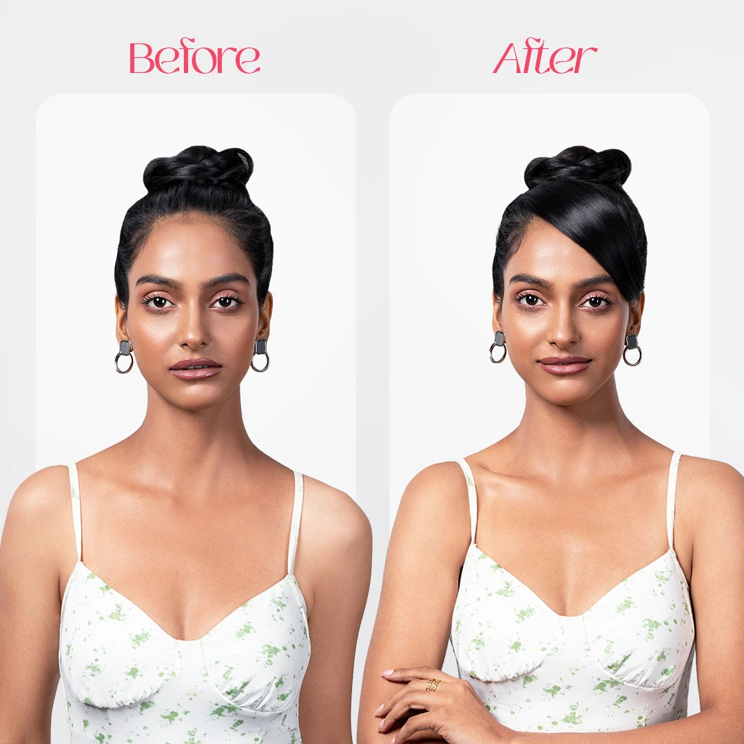 Front/Side Patch with Bangs | Japanese Fiber | Natural Shade | Volume & Coverage