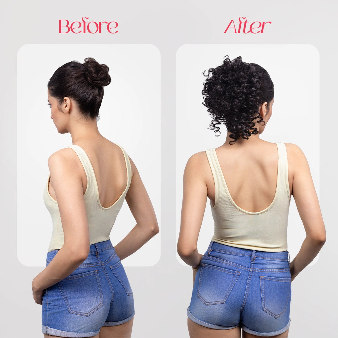 Malinga Bun | Japanese Fiber | Brown | Instant Volume Bun