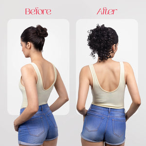 Malinga Bun | Japanese Fiber | Brown | Instant Volume Bun