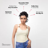 Malinga Bun | Japanese Fiber | Brown | Instant Volume Bun