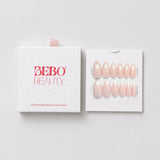 Premium Press-On Nails | Pixie Nude | Rose Gold Shimmer Finish