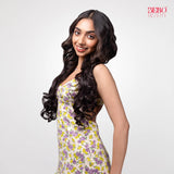 Clip-In Curls Hair Extension | Korean Fiber | Natural Brown | Length Boost