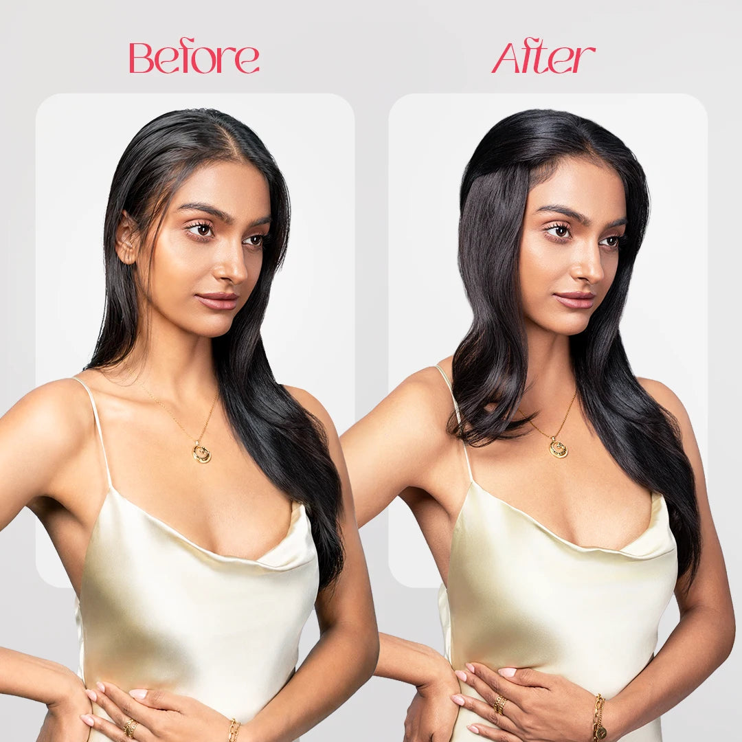 One-Side Hair Strands | Japanese Fiber | Brown | Instant Side Volume