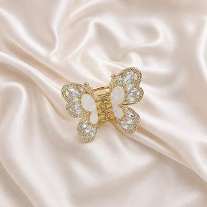 Imperial Butterfly Clutcher | Crystal Embellished | Gold Finish